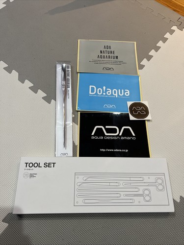 ADA LAB Limited Black Color Tool Set Scissors Tweezers Aqua
