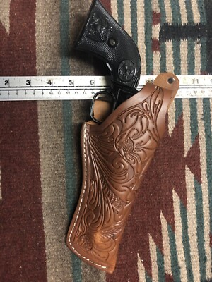 Fits Ruger Wrangler & Single Six 22Cal 4 5/8'' Thumb Break Holster Floral