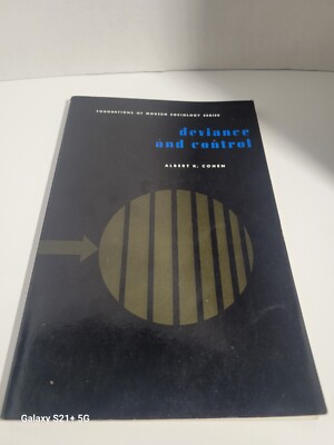 Foundations of modern sociology series Deviance And Control 