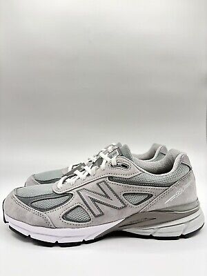 New Balance Men's 990v4 Made in USA Sizes 7-12 Grey Silver |U990GR4|