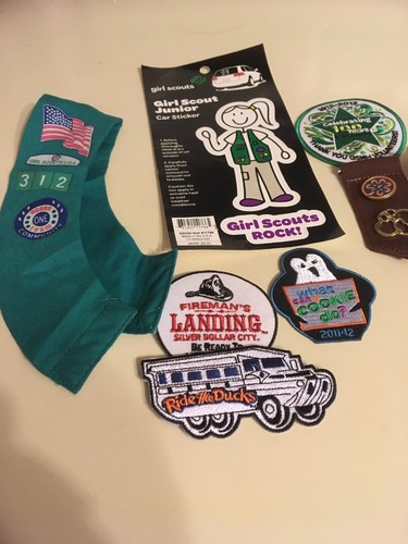 Girl Scout PIn Lot Brownie Awards Brown Ribbon Daisy Award Enamel *