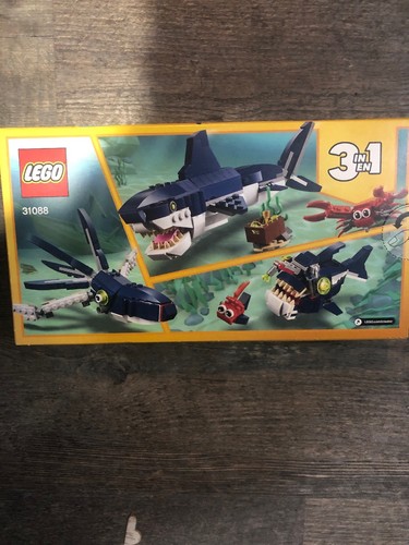 LEGO 31088 Creator 3in1 Deep Sea Creatures Building Kit 230-pcs NEW