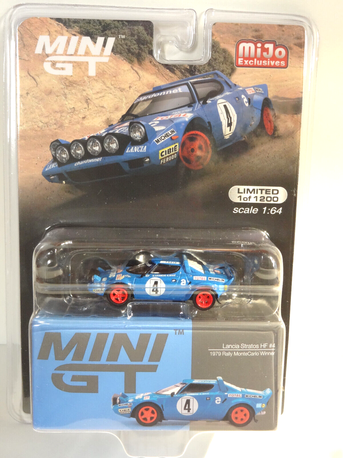 ミニカー MINI GT Lancia Stratos HF #4 1979 Rally MINIGT.com – Welcome to the World of 1:64!
