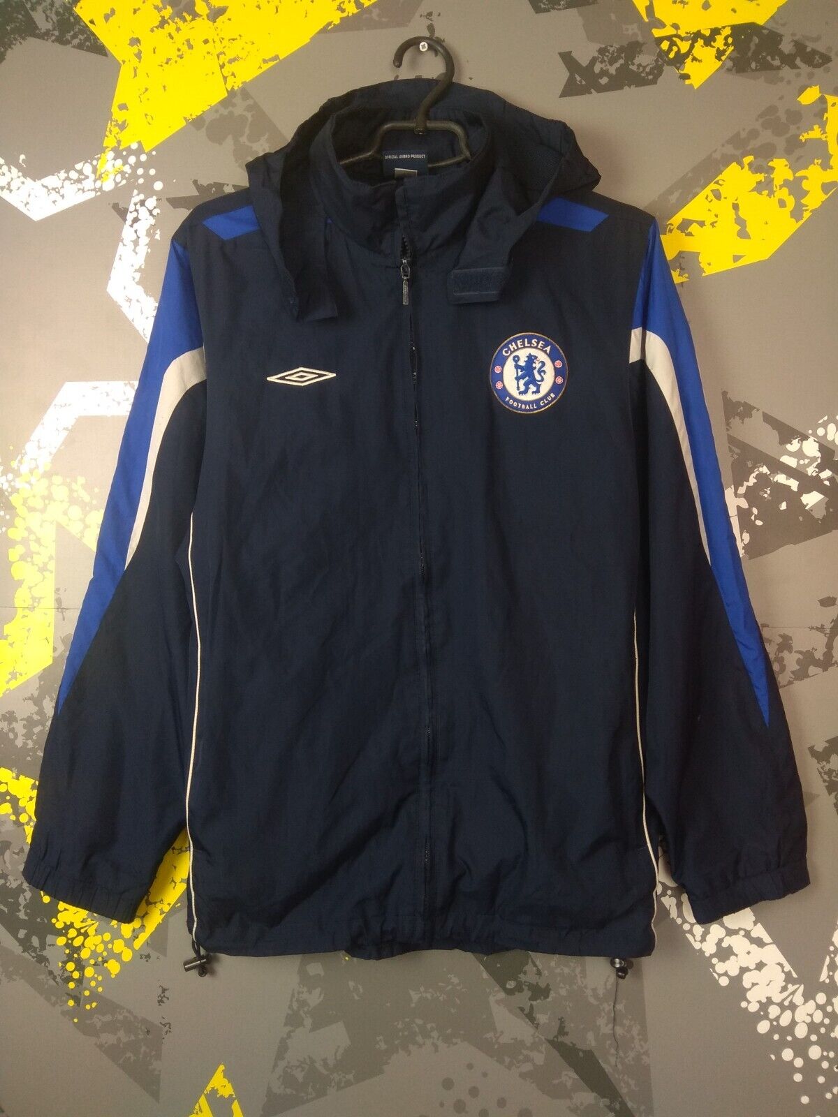 Chelsea Training Jacket With Zipped Umbro Polyester Mens Chelsea Training Jacket With Zipped Umbro Polyester Mens