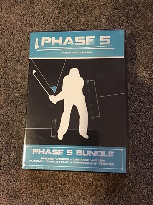Phase 5 Bundle DVD Set - James Sieckmann - Golf New Sealed