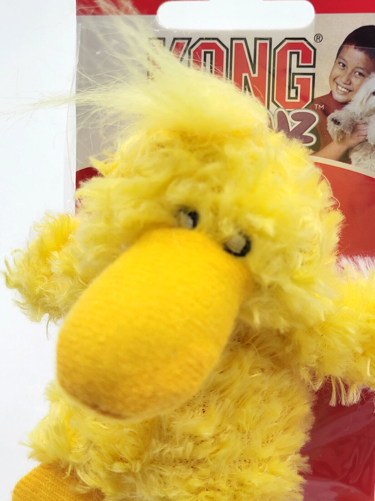 Kong Dr Noyz (6) Plush Squeaky Duck XS Puppy Dog Fetch Toy With Extra Squeakers