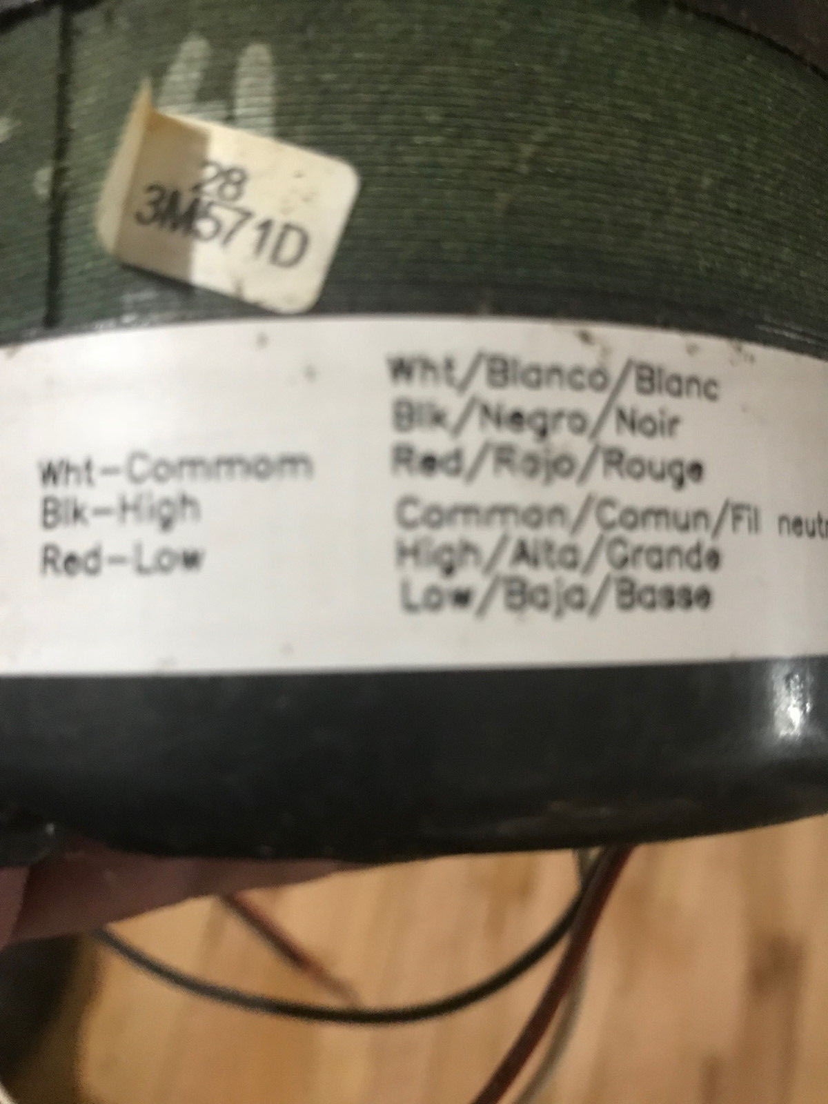 NEW Dayton 3M571D Shaded Pole Motor 1550rpm 115 VOLT CWSE 2 SPEED 1/15 HP