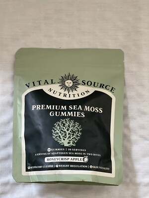 Vital Source Nutrition Premium Sea Moss Gummies Honeycrisp Apple