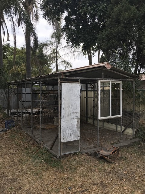 steel frame shed - free building materials gumtree