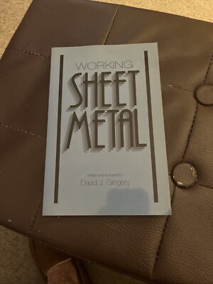 Working Sheet Metal Manual David J. Gingery Paperback
