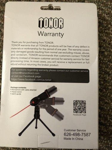 TONOR Desktop Microphone Clear Digital Sound/ Clasic Design