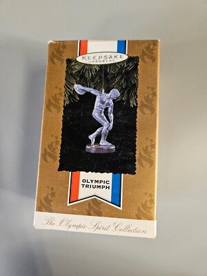 Hallmark Keepsake Ornament Vintage 1996 Atlanta Olympic Triumph Greek Discus