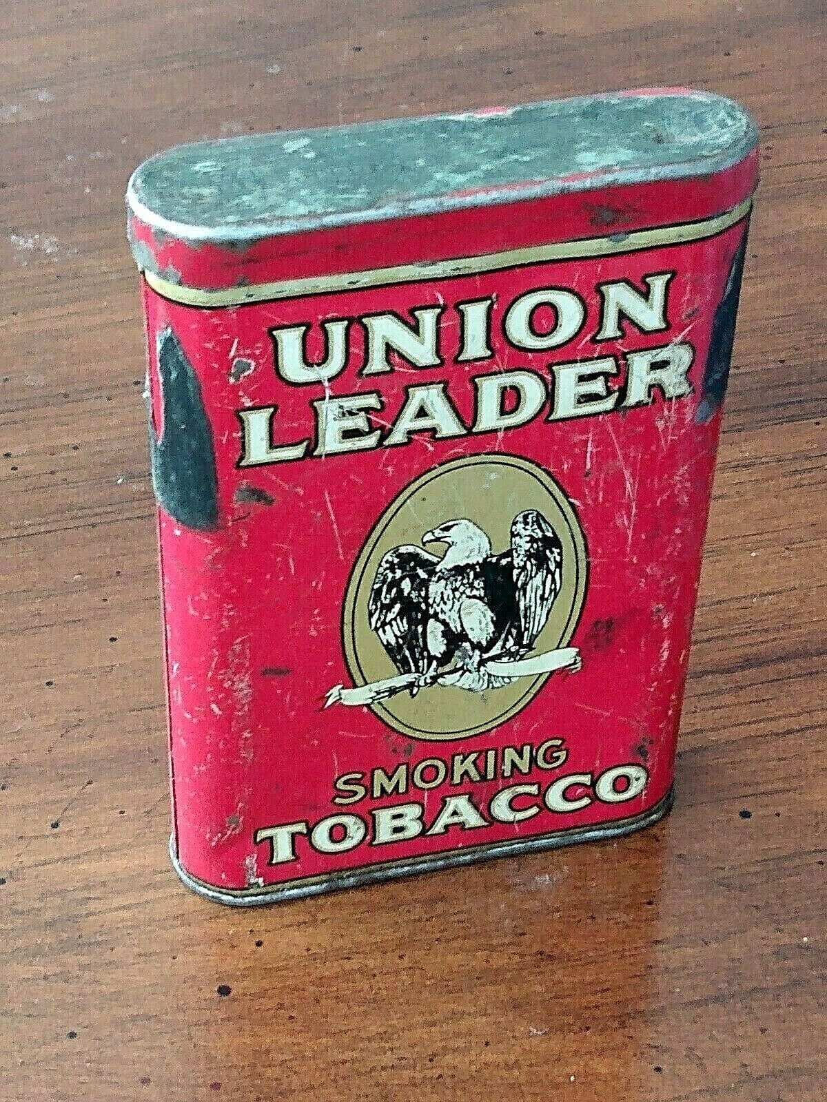 Vintage Union Leader Smoking Tobacco Tin Can | eBay