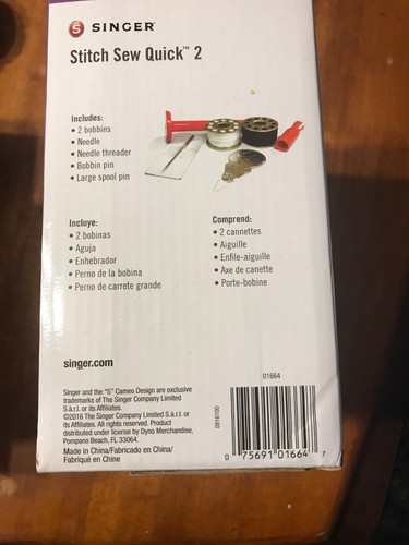 SINGER SIN01664  STITCH SEW QUICK 2