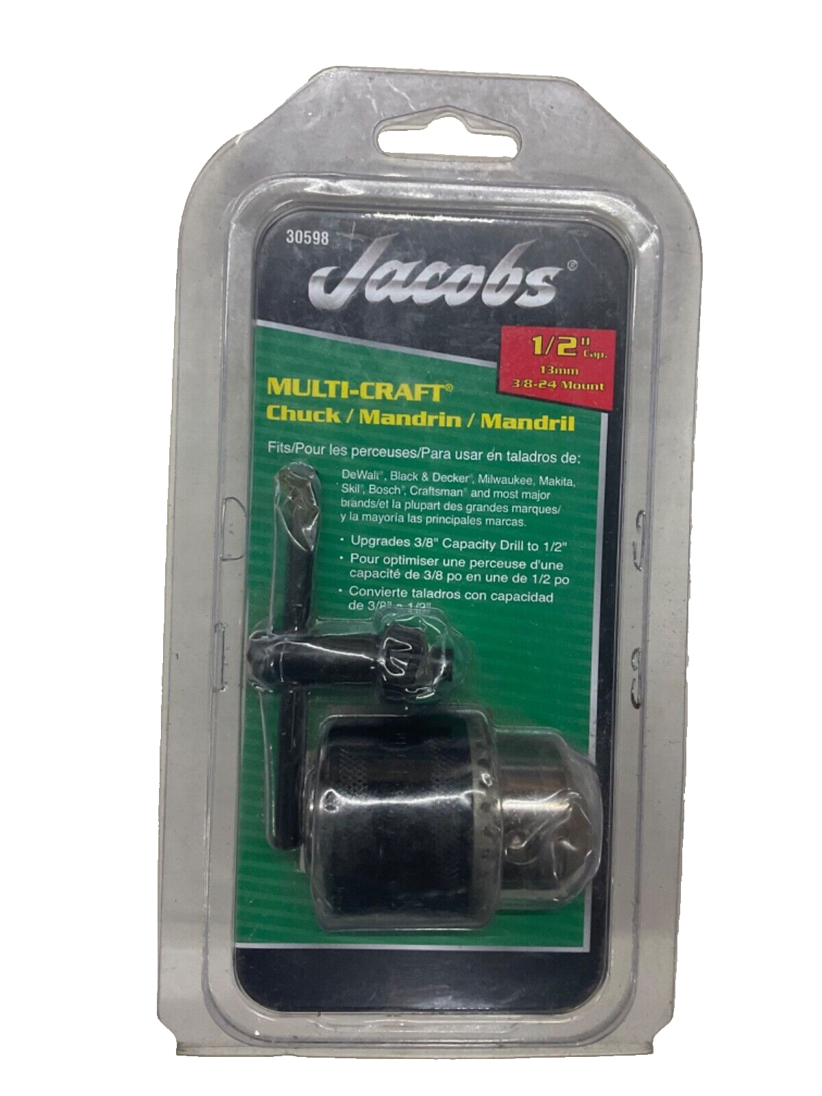 NEW! JACOBS MULTI-CRAFT 1/2