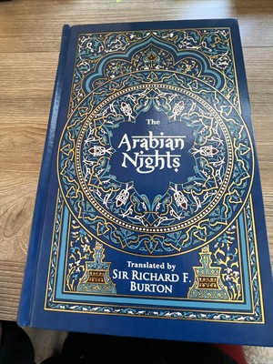 THE ARABIAN NIGHTS translated by Richard Burton ~BONDED LEATHER ~ NEW ~