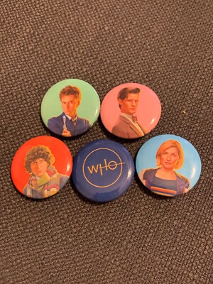 SDCC 2019 BBC Doctor Who Full Pin Set