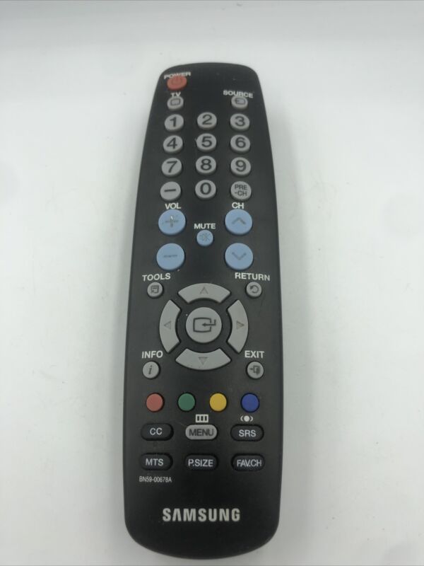 Samsung Remote Control Bn59-00678a Black For Lcd Tv Tested