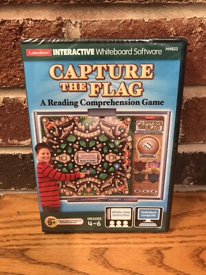 Lakeshore Interactive Whiteboard PC Software CD CAPTURE THE FLAG Game Sealed