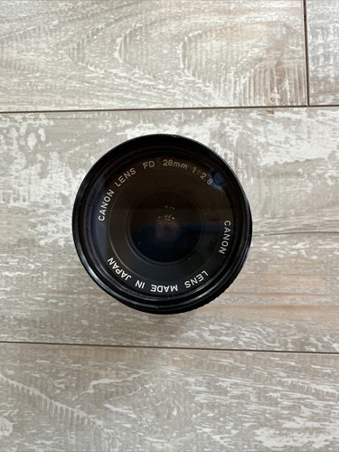 Canon FD 28mm 1:2.8 lens Plus OEM Canon 52mm Filter | eBay