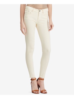 

RALPH LAUREN Женские желтые джинсы прямого кроя, Желтый, 200657810001