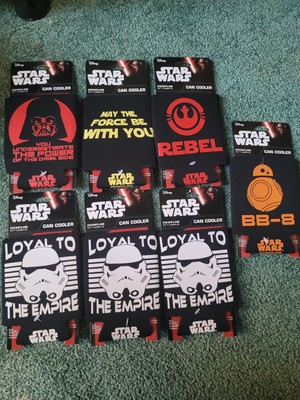 7 Star Wars Darth Vader,Rebel,May the force,Stormtrooper, BB-8 Can Cooler Koozie