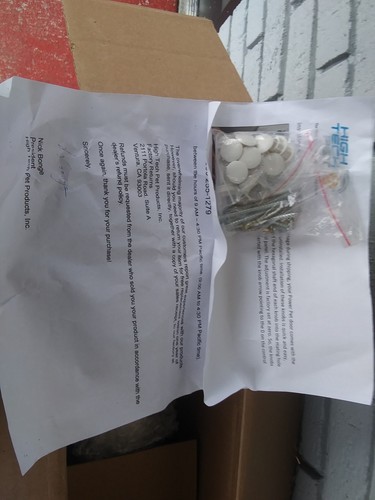 HIGH TECH PET Power Pet Med. Electronic Automatic Pet Door **Missing collar**