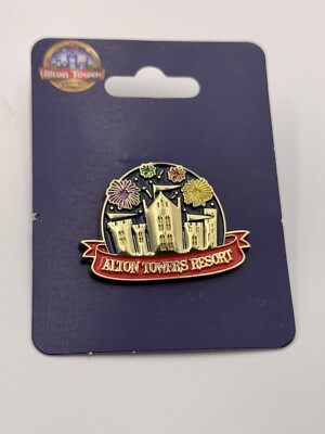 Alton Towers Resort  Fireworks 2024  Merlin Pin Badge new