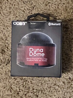 COBY Red Dyna Dome Bluetooth Speaker