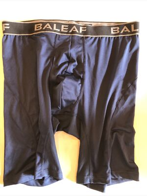 Baleaf Mens Pouched Boxer Shorts Blue Size L