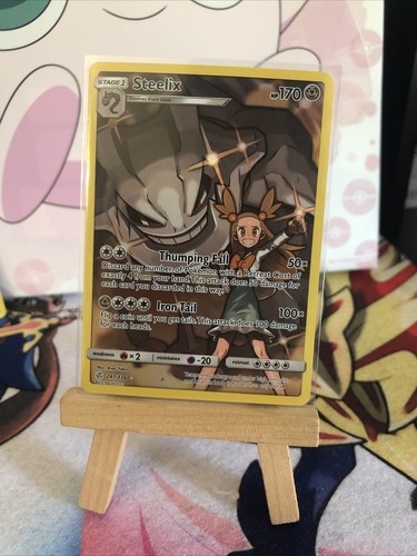 Steelix 247/236 Full Art Secret Rare Holo Pokemon Cosmic