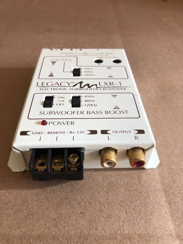 Legacy LXR-1 Electronic Subwoofer Crossover Bass Boost Vintage *Tested*