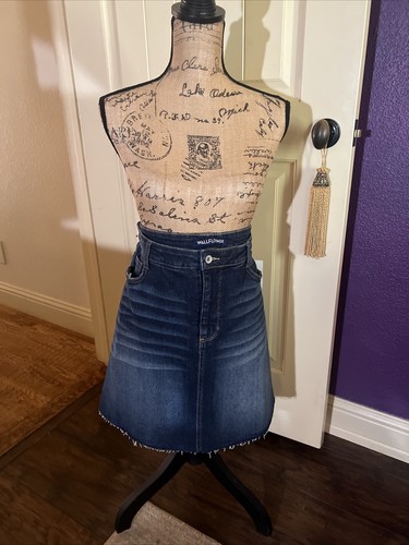 ●MIDNIGHT MOVE● skirt denim pants blue 24sp78 skirt denim pants (blue) - MIDNIGHT MOVE | 60% - Asian