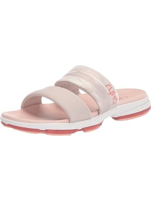 Женские босоножки RYKA Womens Grey Shock Diva с круглым носком на танкетке, без застежки, 8,5 Вт