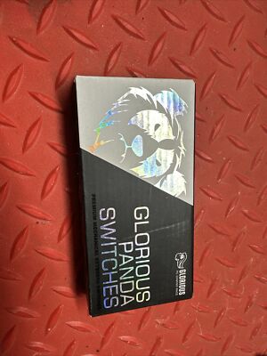 Glorious Panda Keyboard Switches(Non Lubed) 36 Count Plate Mounted New