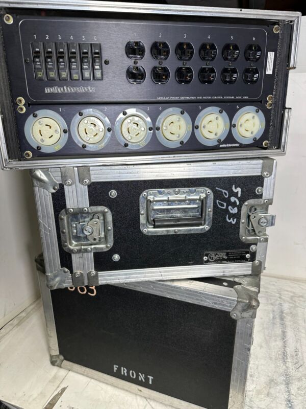 (1) Motion Lab Power Distro L21-30 I/0 IN,(6) XL5-20 (6)Edison Duplex #5683 -THS