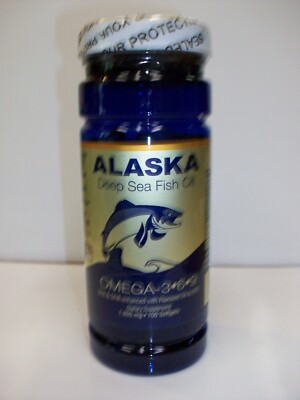 Alaska Deep Sea Fish Oil Omega 3-6-9 1,000mg 100 Softgels