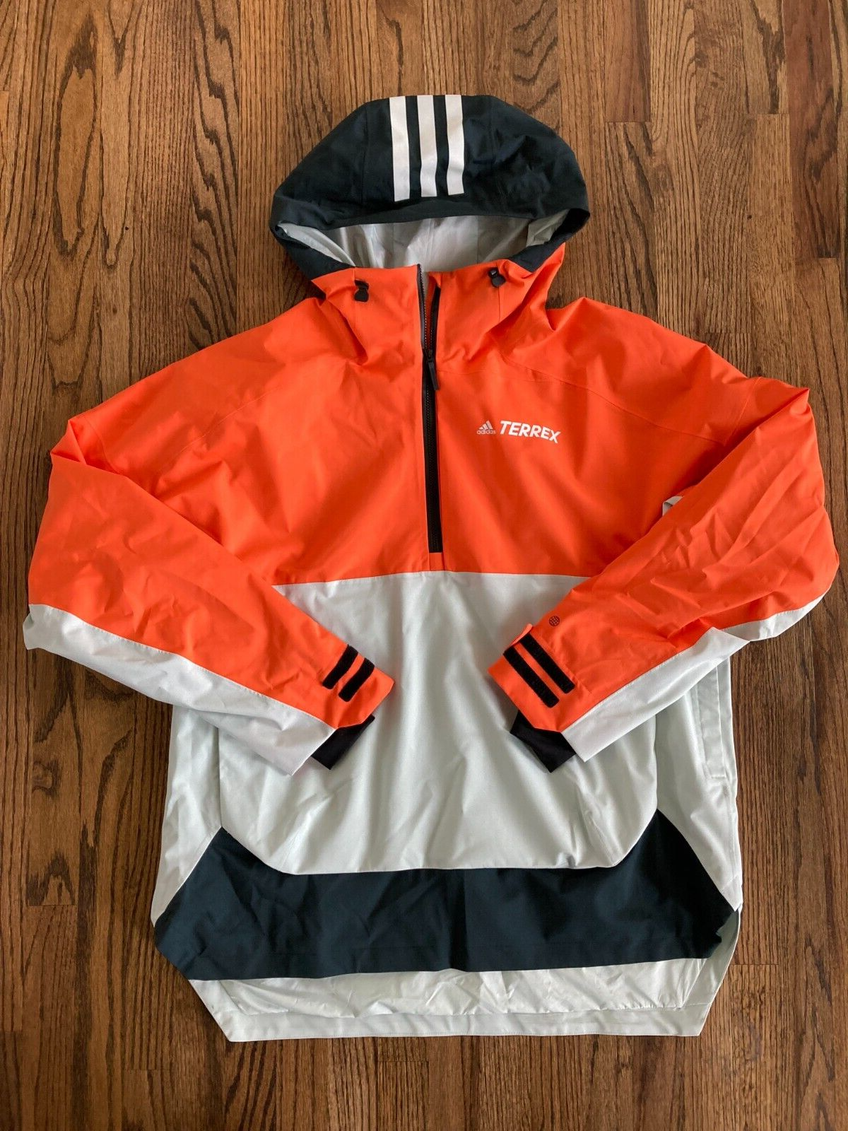 MENS ADIDAS TERREX 2 LAYER ANORAK RAIN HC7740 ALPINE SKIING WINTER JACKET L-XXL