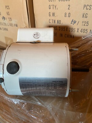 1/3 HP 1725 RPM 115V / 230V  Fan Motor New 1/2'' x 2'' shaft CW rotation