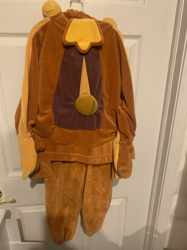 HTF Disney Store Cogsworth Plush Costume Beauty & The Beast Child Size XS 4 RARE