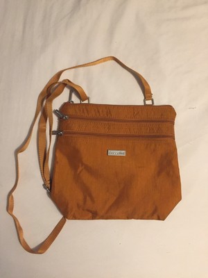 baggalini crossbody 3 Zipper Copper Burnt Orange