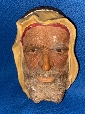 Bossons England Arab Sheik Chalkware Head B12