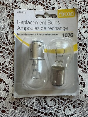 Arcon 16774 Replacement Bulbs RV Camper Motorhome Incandescent Bulbs 1076