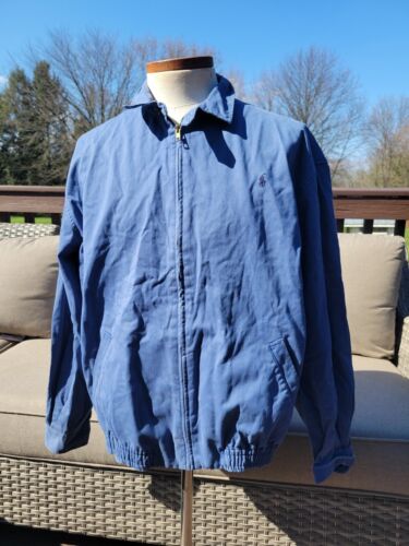 Vintage 80s Polo Ralph Lauren Harrington Golf Black Jacket Vintage 80s Polo Ralph Lauren Harrington Golf Black Jacket