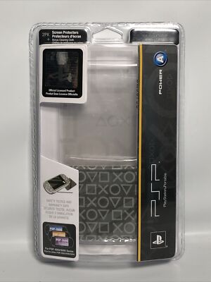 Sony PlayStation Portable Screen Protectors (Power A, PSP) Old Stock- New Sealed