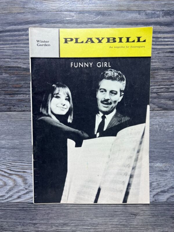 FUNNY GIRL, PLAYBILL, APRIL 1964, WINTER GARDEN THEATRE 