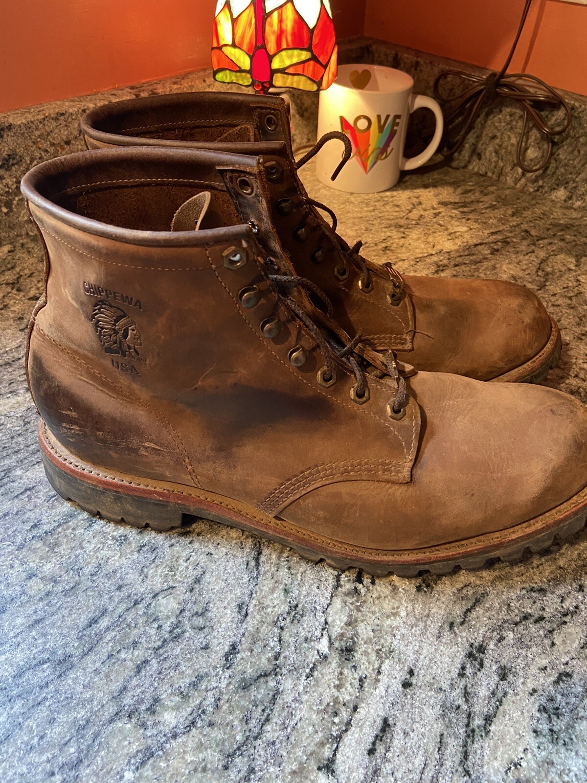 Ботинки Chippewa Apache Boot 11EE Brown 