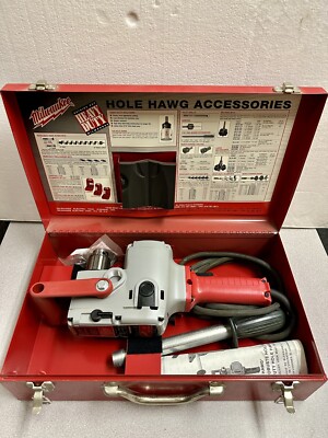 Milwaukee 1675-1 1/2in 120V Heavy-Duty Drill - With Metal Case