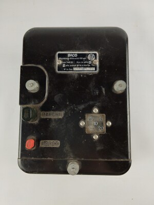 Ancien Disjoncteur Différentiel Baco Vintage
