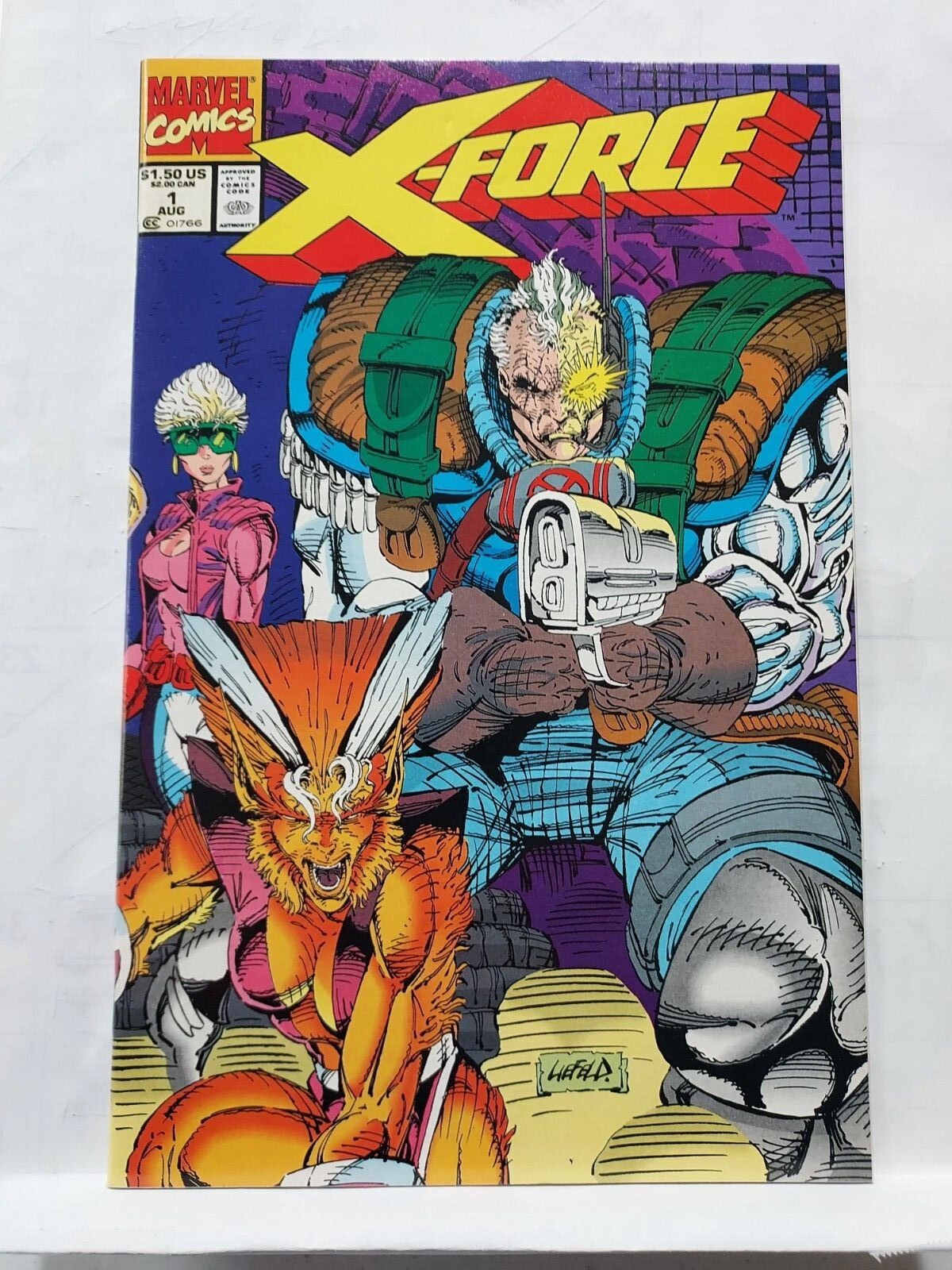 X-Force #1 NM+ Spectacular White pages Marvel Comics 1991